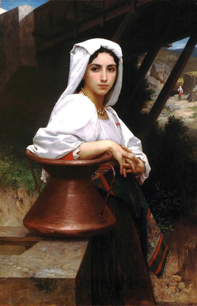 Italian Girl Drawing Water William-Adolphe Bouguereau